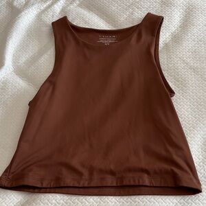Tahari Chocolate Brown Tank Top